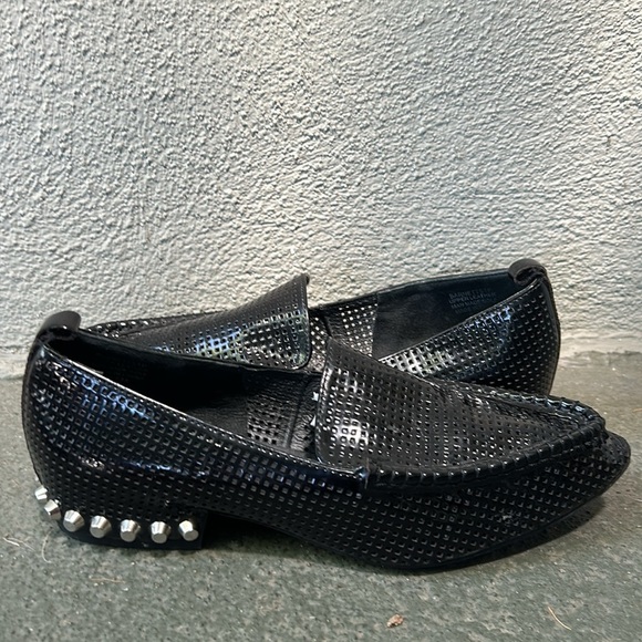 Jeffery Campbell Barnett Studded Pointed Toe Loafers Size 8.5 Business Casual - Picture 6 of 9